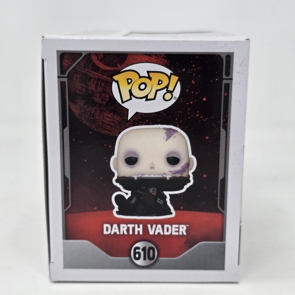 Star Wars Funko Pop Darth Vader 610 ROTJ 40th Anniversary Black Vinyl Bobblehead - Picture 4 of 6